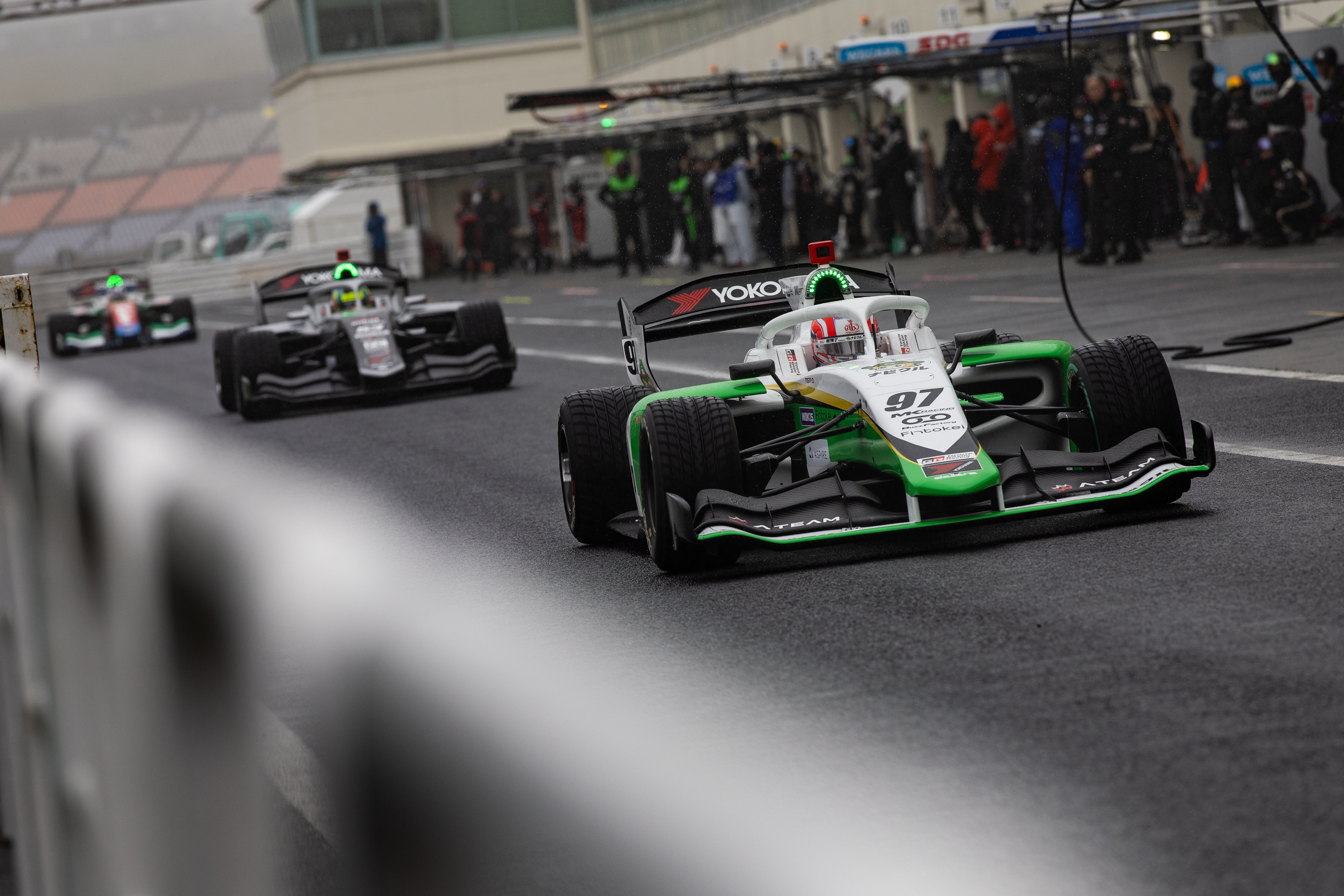 2度⽬の予選Q2 進出で得た確かな進化。決勝レースは無念の⾬天中⽌に